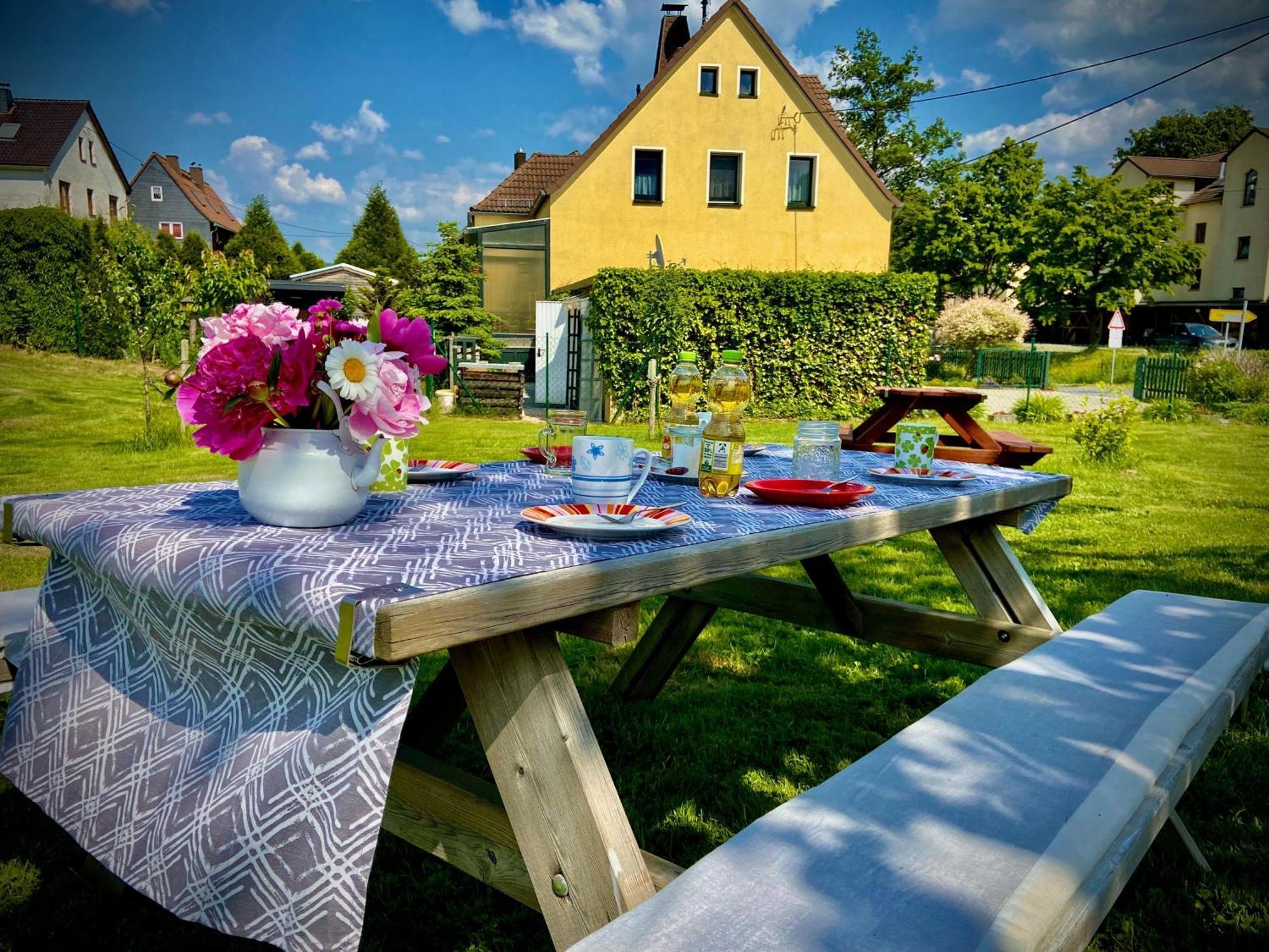 Ferienwohnung-Familienidylle-Im-Vogtland-80Qm Neumark  Kültér fotó